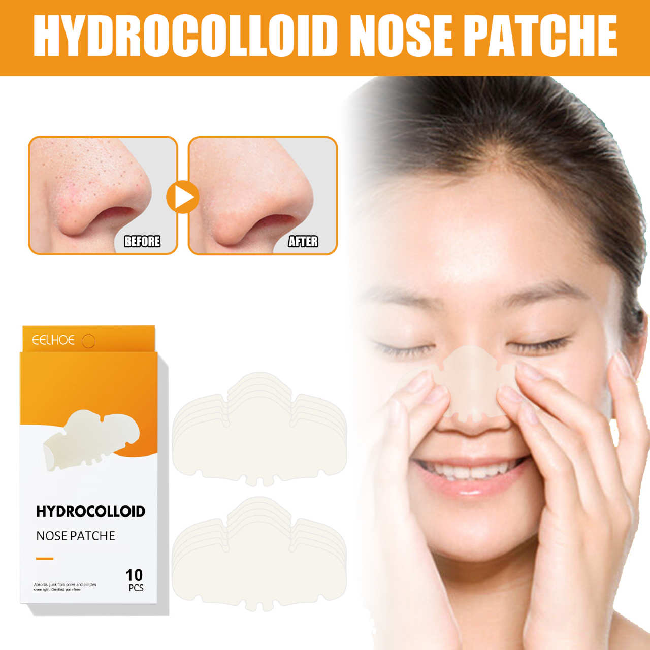 Nose Stickers To Remove Blackheads