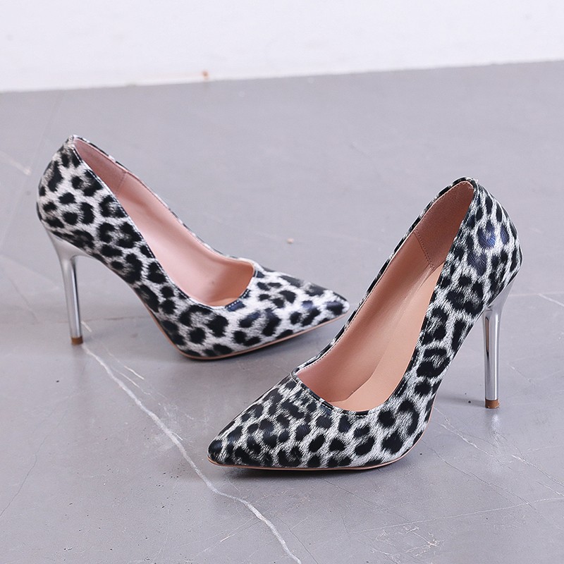 Leopard stiletto heels hotsell