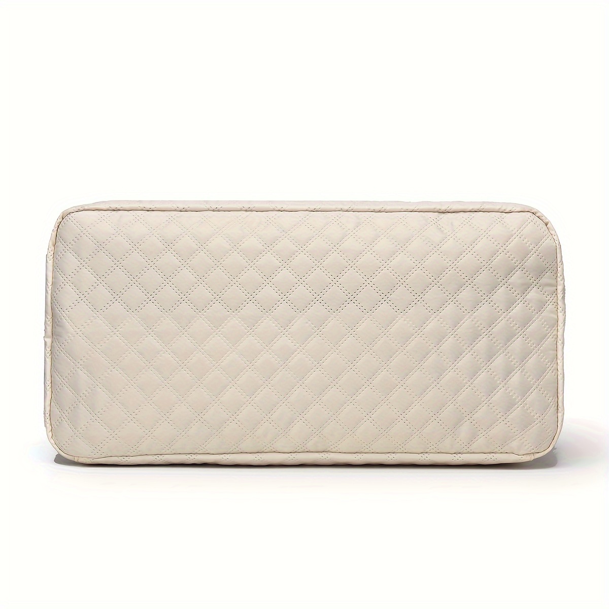 lightweight argyle pattern luggage bag large capacity travel duffle bag portable overnight bag details 27