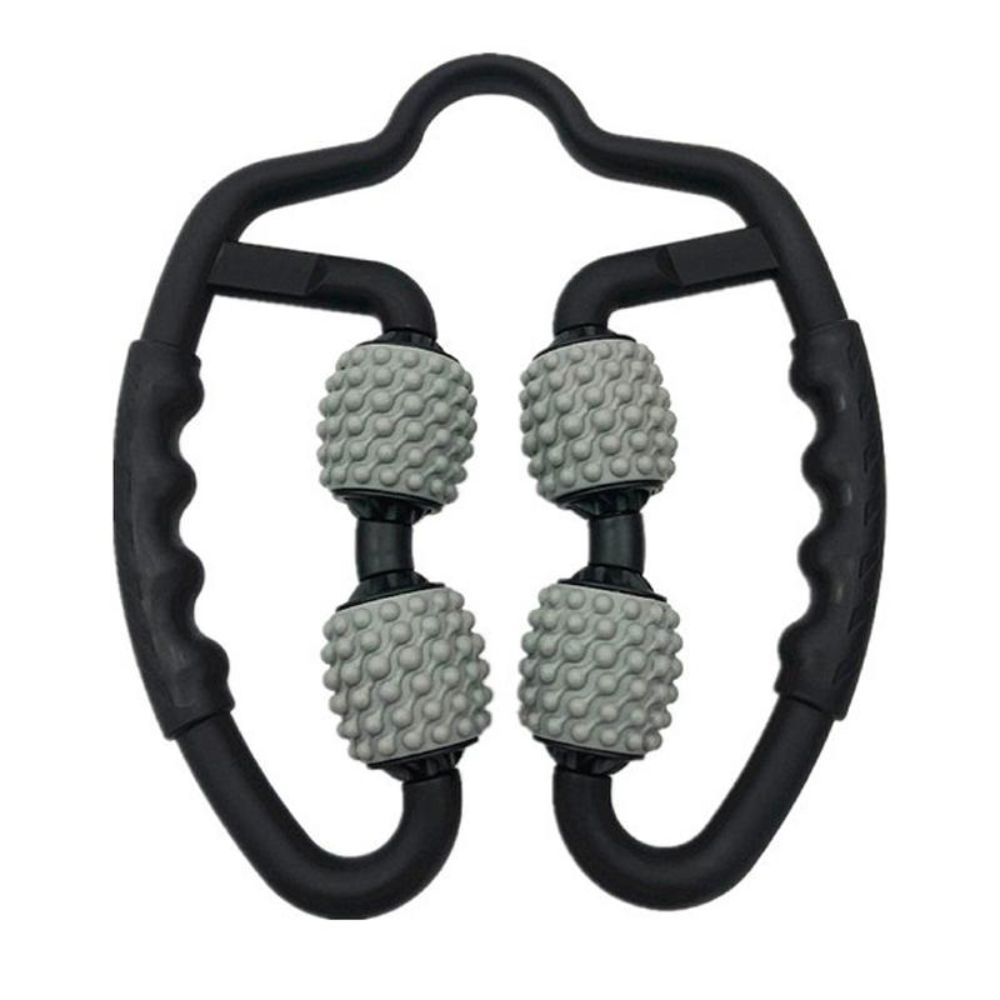 Massage Rollers With UShaped Handle, 4 Toothed Wheels To Massage The